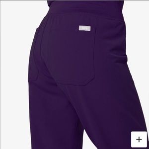 FIGS Livingston Straight Leg Purple Scrub Pants